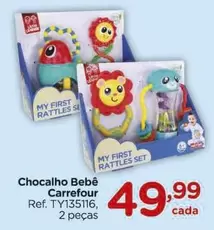 Oferta de Carrefour - Chocalho Bebe por R$49,99 em Carrefour