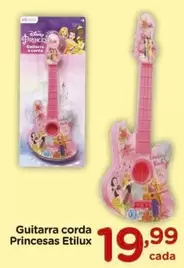 Oferta de Etilux - Guitarra Corda Princesas por R$19,99 em Carrefour