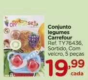 Oferta de Carrefour - Conjunto Legumes por R$19,99 em Carrefour