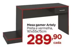 Oferta de Artely - Mesa Gamer por R$289,9 em Carrefour