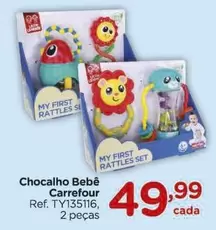 Oferta de Carrefour - Chocalho Bebe por R$49,99 em Carrefour