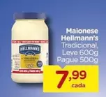 Oferta de Hellmann's - Maionese por R$7,99 em Carrefour