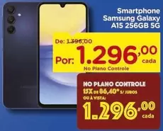 Oferta de Samsung - Smartphone Galaxy A15 por R$1296 em Carrefour