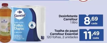 Oferta de Carrefour - Toalha De Papel Essential por R$8,69 em Carrefour