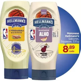 Oferta de Hellmann's - Maionese por R$8,89 em Carrefour