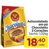 Oferta de 3 Corações - Achocolatado Em Pó Chocolatto por R$18,4 em Carrefour