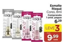 Oferta de Risqué - Esmalte por R$6,29 em Carrefour