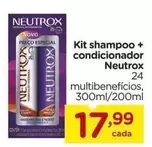 Oferta de Neutrox - Kit Shampoo + Condicionador por R$17,99 em Carrefour