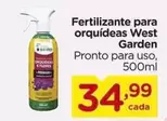 Oferta de West Garden - Garden West - Fertilizante Para Orquideas por R$34,99 em Carrefour