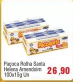 Oferta de Paçoca -  Rolha Santa Helena Amendoim 100x15g Un por R$26,9 em Spani Atacadista