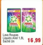 Oferta de Downy - Ariel - Lava Roupas Liquido Sachê Un por R$16,99 em Spani Atacadista