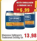 Oferta de Hellmann's - Maionese Tradicional por R$13,98 em Spani Atacadista