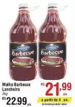 Oferta de Rs - Lancheiro - Molho Barbecue por R$21,99 em Fort Atacadista