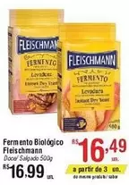 Oferta de Fleischmann - Fermento Biológico por R$16,99 em Fort Atacadista