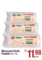 Oferta de Massa - Pradellà -  Para Pastel por R$11,98 em Fort Atacadista