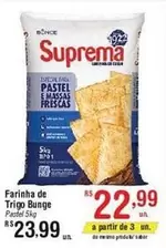 Oferta de Suprema - Farinha De Trigo Bunge por R$23,99 em Fort Atacadista