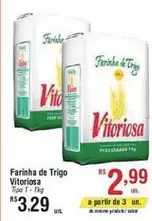 Oferta de Rs - Vitoriosa - Farinha De Trigo por R$3,29 em Fort Atacadista