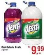 Oferta de Oeste - Desinfetante por R$9,99 em Fort Atacadista