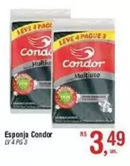 Oferta de Condor - Esponja por R$3,49 em Fort Atacadista