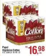 Oferta de Cotton - Papel Higiênico por R$16,98 em Fort Atacadista