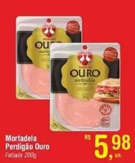 Oferta de Perdigão - Mortadela Ouro por R$5,98 em Fort Atacadista