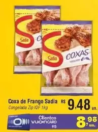 Oferta de Sadia - Coxa De Frango por R$9,48 em Fort Atacadista