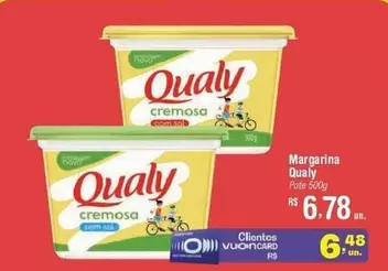 Oferta de Qualy - Margarina por R$6,78 em Fort Atacadista