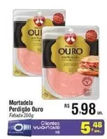 Oferta de Ouro - Mortadela Perdigão por R$5,98 em Fort Atacadista