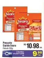 Oferta de Seara - Presunto Cozido por R$10,98 em Fort Atacadista