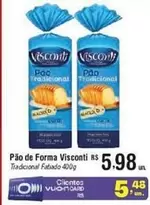 Oferta de Visconti - Pão De Forma por R$5,98 em Fort Atacadista