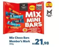 Oferta de Mix -  Choco Bars por R$21,98 em Sam's Club