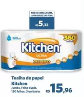 Oferta de Kitchen - Toalha De Papel por R$15,96 em Sam's Club