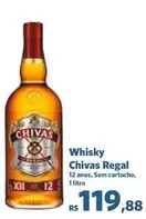 Oferta de Chivas - Whisky Regal por R$119,88 em Sam's Club