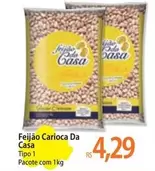 Oferta de Da Casa - Feijão Carioca por R$4,29 em Atacadão