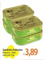 Oferta de Palmeira - Sardinha por R$3,89 em Atacadão