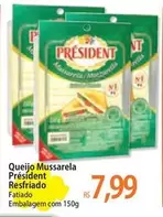 Oferta de President - Queijo Mussarela por R$7,99 em Atacadão