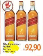 Oferta de Johnnie Walker - Whisky por R$92,9 em Atacadão