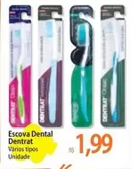 Oferta de Clean - Dentrat - Escova Dental por R$1,99 em Atacadão