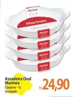 Oferta de Marinex - Assadeira Oval por R$24,9 em Atacadão