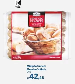 Oferta de Member's Mark - Minipao Frances por R$42,48 em Sam's Club