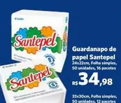 Oferta de Santepel - Guardanapo De Papel por R$34,98 em Sam's Club