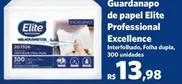 Oferta de De   - Elite - Guardanapo De Papel Profesional Excellence por R$13,98 em Sam's Club