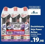 Oferta de Veja -  Power - Desinfetante Pouler Action por R$19,98 em Sam's Club