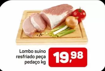 Oferta de Lombo Suíno Resfriado Peça por R$19,98 em Supermercados ABC