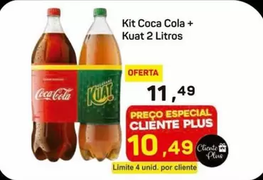 Oferta de Kuat - Coca Cola - Kit + por R$11,49 em Supermercados ABC