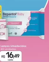 Oferta de Bepantol - Lenços Umedecidos por R$16,49 em Drogal