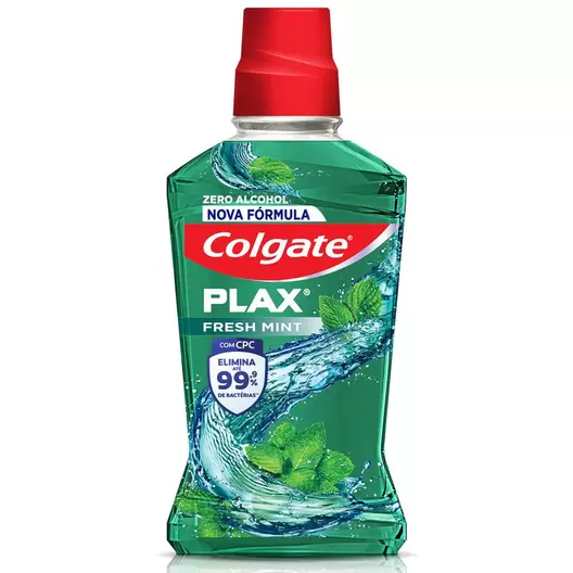 Oferta de Enxaguante Bucal Colgate Plax Fresh Mint 250ml por R$19,35 em Drogal