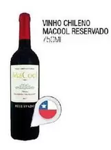 Oferta de Macool Reservado - Vinho Chileno em Fort Atacadista