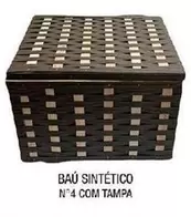 Oferta de Baú Sintético N°4 Com Tampa em Fort Atacadista