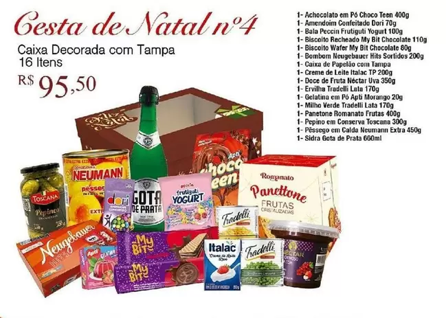 Oferta de Caixa Decorada Com Tampa 16 Llens por R$95,5 em Fort Atacadista